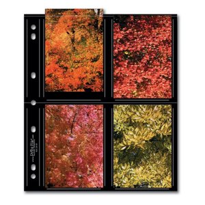 画像1: 【ワゴンセール】3.5ｘ5インチプリント用/8枚/25枚入り　3穴タイプ　ブラック