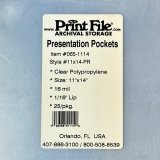 画像: プレゼンターション　ポケット11ｘ14/厚手のポリプロピレン製/（25）